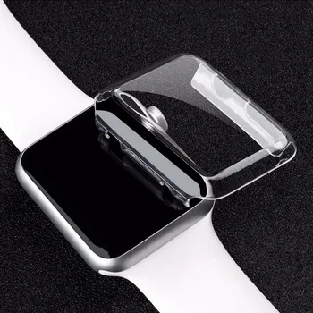 

New 1PCS Transparent Frame Case Clear Ultra Thin Hard PC Protective Cover For Apple Watch Series 3 2 1 iwatch 38/42mm