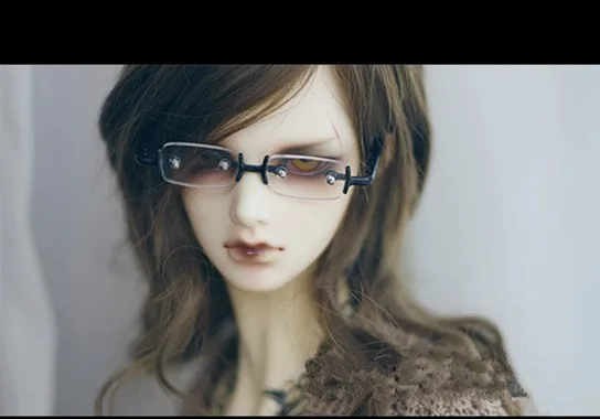 Vintage BJD Doll Oval Glasses For 1//6 YOSD 1//4 MSD Doll Accessories GS3-4