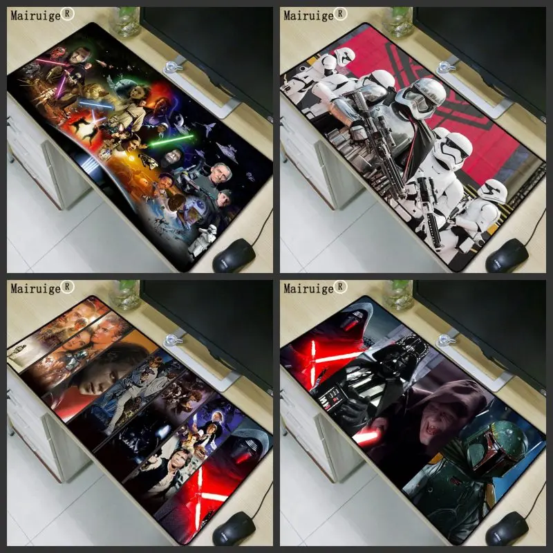 Mairuige Movie Character Print Game Mouse Pad Laptop Peripheral Keyboard Pad Large Size 40*90 Table Mat for Star Wars Rug Mairuige Movie Character Print Game Mouse Pad Laptop Peripheral Keyboard Pad Large Size 40*90 Table Mat for Star Wars Rug