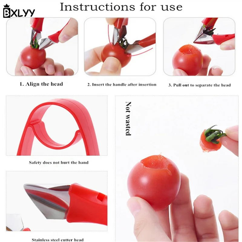 Bxlyy помидор клубника на ножке утилита фруктовый мини-экскаватор кухонные принадлежности гаджеты для декорирования торта душа ребенка Year.7