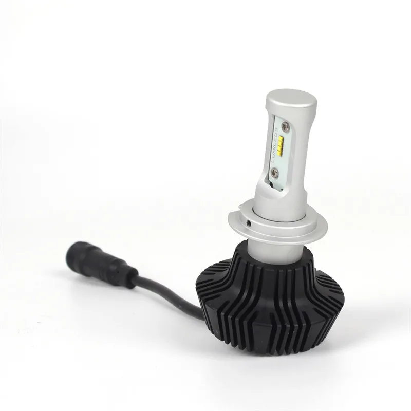  CN360 2PCS H7 Led Car Headlight Bulbs 6500K 12V Adjust Beam Angle Mini Size Two Type Installation E