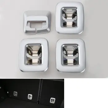 

4Pcs Rear Seat Cushion Retaining Cap Cover Trim ABS For Cherokee 2014 2015 2016