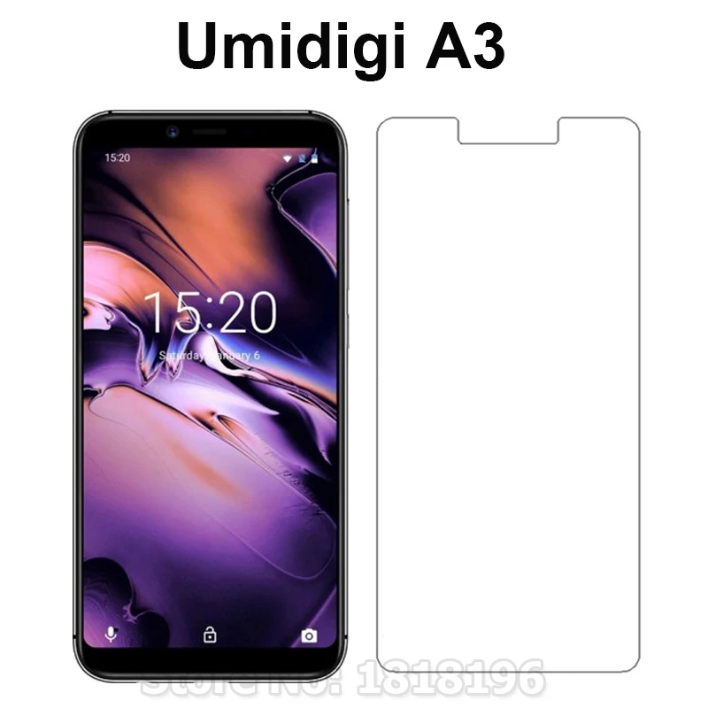 

For Umidigi A3 Pro Tempered Glass Screen Protector For Umidigi A3 Protective Phone Film For UMI A3 Case Glass with Clean Kits
