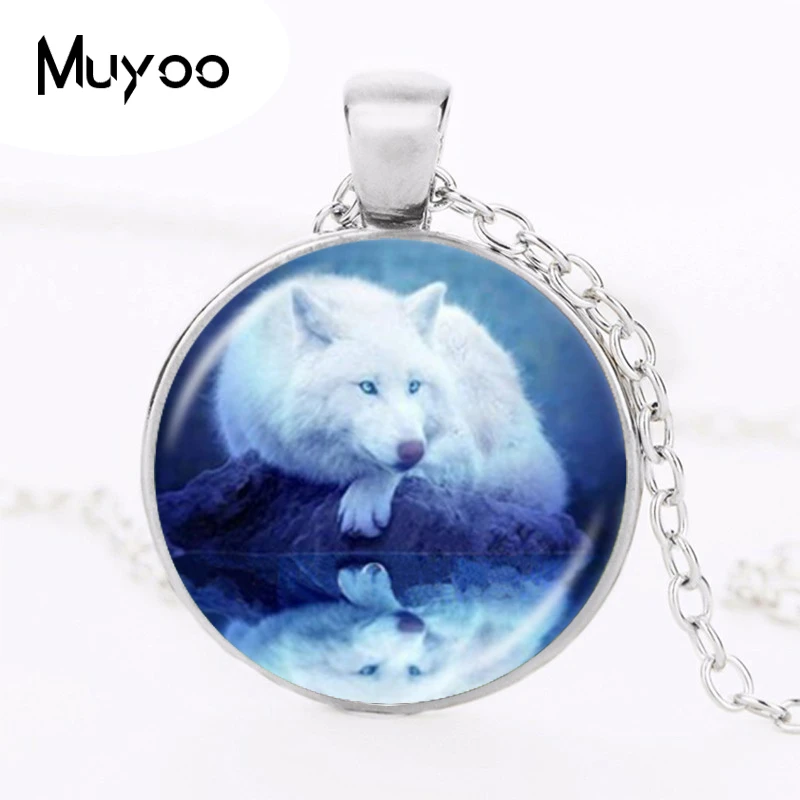 Dreamcatcher loups Collier Pendentif Chaîne Verre Tibet bijoux argent Dreamcatcher loups Collier Pendentif Chaîne Verre Tibet bijoux argent