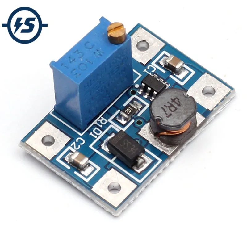 

DC-DC 2-24V to 2-28V Step Up Adjustable Power Module Step Up Boost Converter 2A SX1308 Smart Electronics