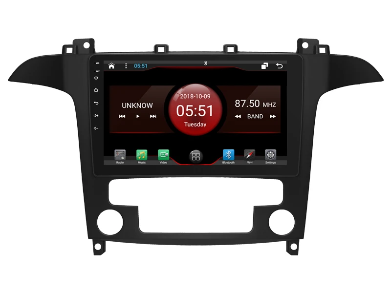 Clearance OTOJETA DSP stereo carplay android 8.1 car radio for Ford Smax S-MAX Mondeo 2008-2010 Gps Ips screen video player tape recorder 5