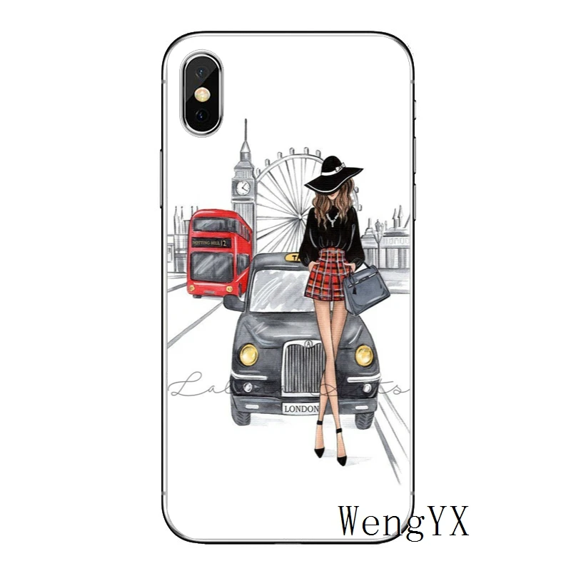 Модный чехол для телефона Samsung Galaxy S10 S9 S8 S7 S6 edge Plus Lite S5 S4 Note 9 8 5 4 Мягкий
