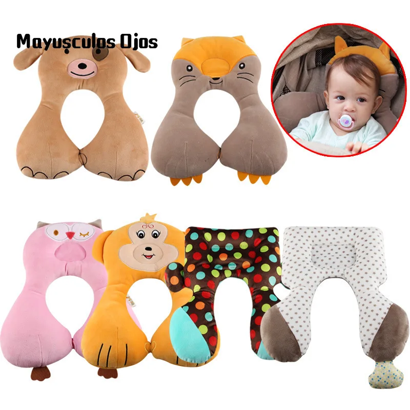 

ZH 1PC Multi-function Baby U-shaped Neck Pillow Safety Seat 1-4 Years Anti-adjustable Head Baby Pillow Cushion