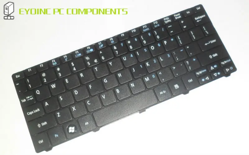 Originální náhradní klávesnice US Layout pro Acer Aspire One 937A 3005C 9Z.N3K82.01D NSK-AS01D, 9Z.N3K82.01 Černá