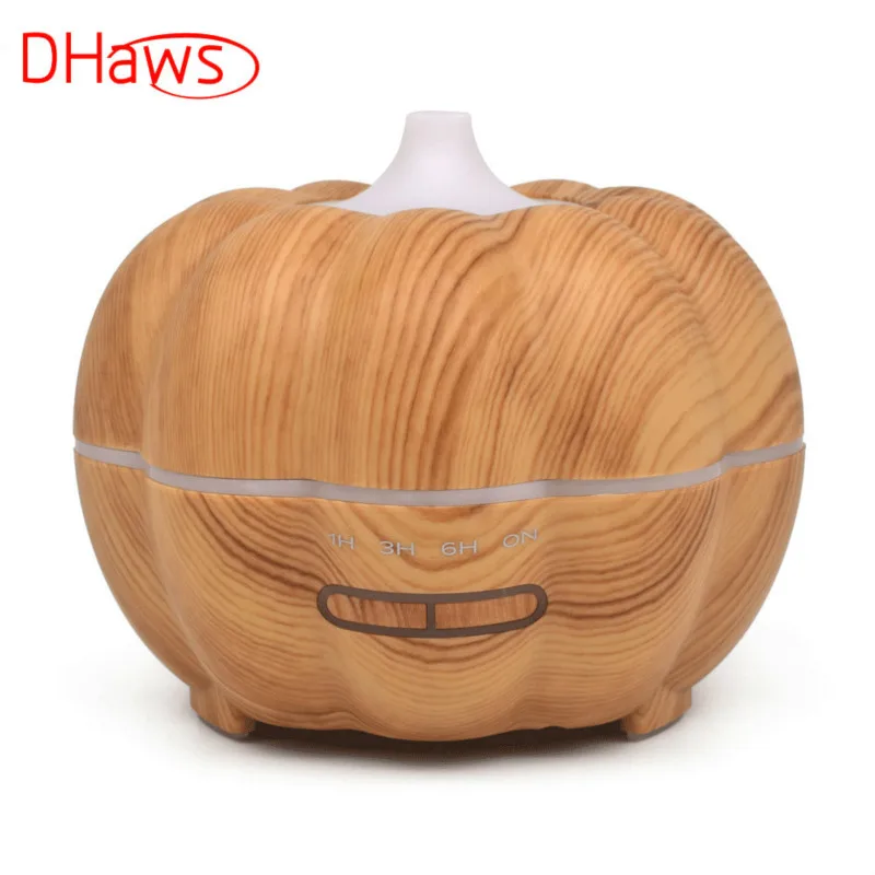 

DHaws 350ML Creative Electric Aroma Essential Oil Diffuser Pumpkin Air Ultrasonic Mist Maker For Home Office With LED Light