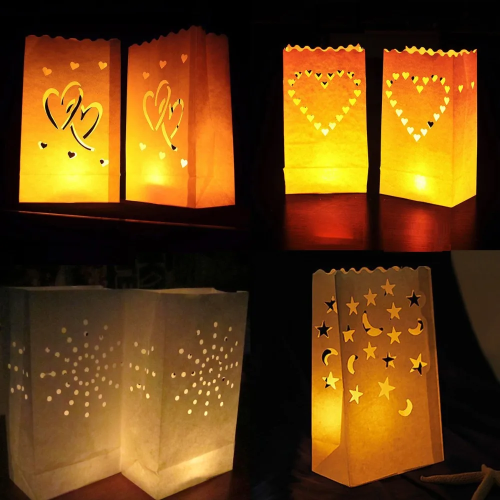 20 шт. 4 вида конструкций держатель светодиодного светильника Luminaria белая бумага