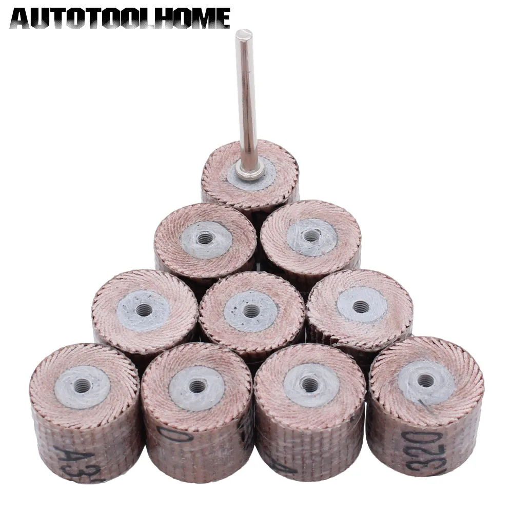 Buy 10pcs Flap Wheel Sanding Disc Sandpaper