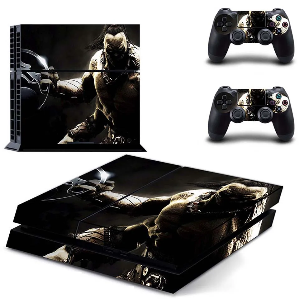 Full Body Vinyl Skin Sticker Decal Cover for PS4 Console and 2PCS Controllers Skins Mortal Kombat - Цвет: DPTM0034