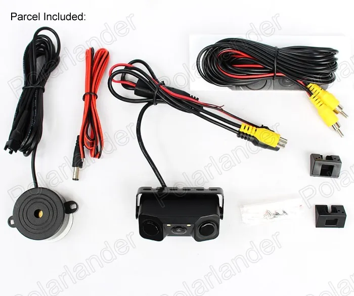 Venta caliente 2 en 1 automóviles LED sensores de aparcamiento de coches negro sensores de marcha atrás radar coche cámara de visión trasera cámara de marcha atrás Venta caliente 2 en 1 automóviles LED sensores de aparcamiento de coches negro sensores de marcha atrás radar coche cámara de visión trasera cámara de marcha atrás