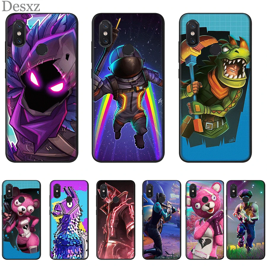 

Desxz Cell Phone Case Silicone For Xiaomi Redmi Note 4 4X 5 6 7 Pro 5A Prime Cover Battle Royale Bag Shell