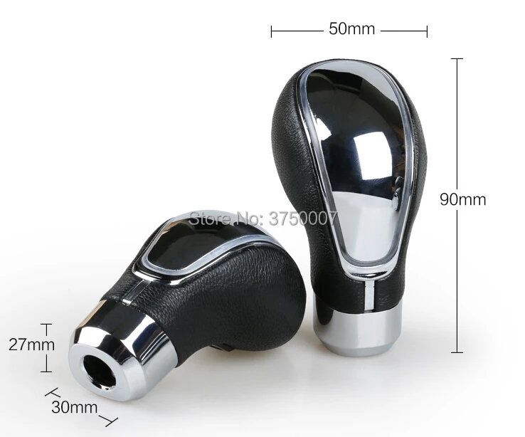 Универсальная автомобильная кожа светодиодный руководство Шестерни Stick Shifter