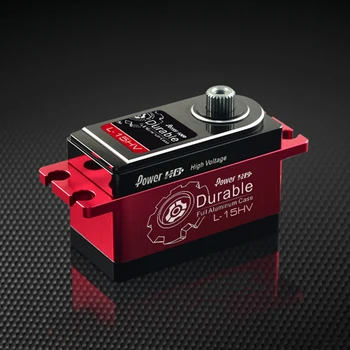 

POWER HD L-15HV Aishen short full metal body digital servo Electric oil moving road grader Flat car