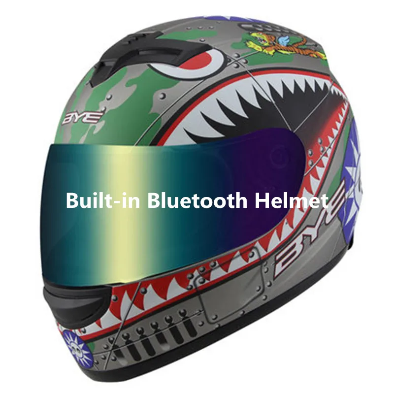 Полнолицевой шлем для мотоциклистов, шлемы для гонок, шлем для мотоциклистов, мотоциклетный шлем для мотокросса, КАСКО M, L, XL, XXL, матовый черный - Цвет: C-color lens