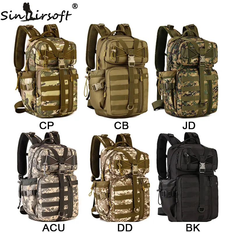 SINAIRSOFT Outdoor Tactical Backpack 900D Waterproof Army Shoulder Military hunting camping Multi-purpose Molle Sport Bag LY0057