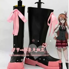 Новое поступление; убийца Акаме; обувь для косплея; высокое качество; плиссированная обувь