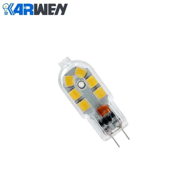 KARWEN Mini LED G4 лампа 20 шт. SMD2835 лампада Светодиодная AC 220 В DC 12 прозрачный/молочный