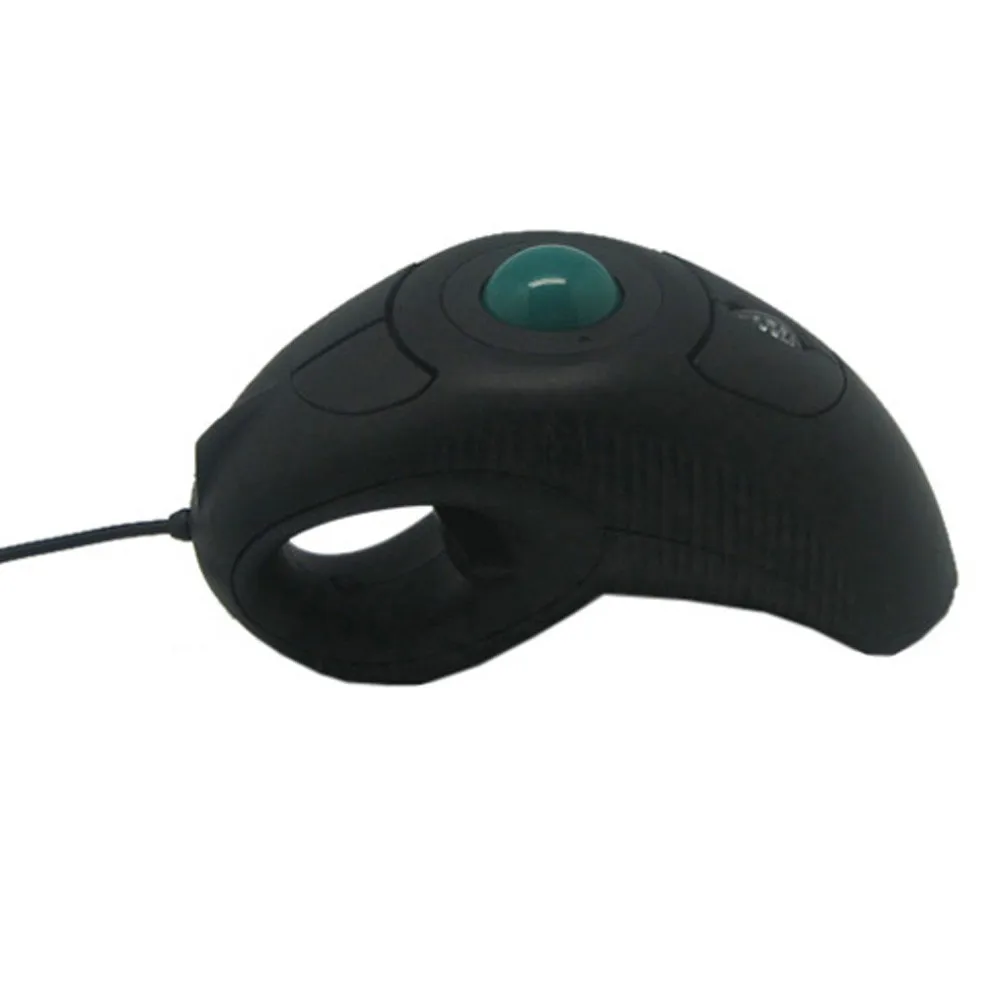 2019 Futural цифровой 2,4 ГГц Проводной USB портативная мышь палец с помощью оптический мяч на направляющей Прямая доставка p30