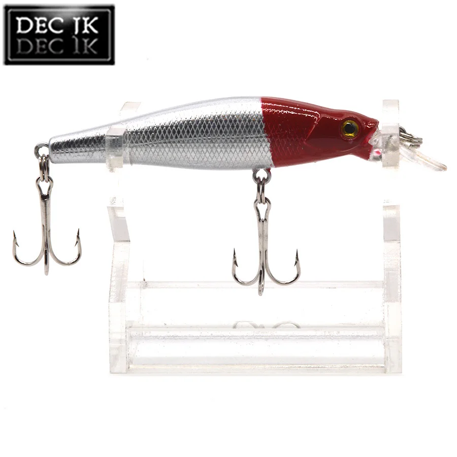 6PC Floating Crankbaits Minnow Peche Sea Fishing Bait Lot Swimbait Laser Hard Artificial Lures For Fish Topwater Trolls Jerkbait