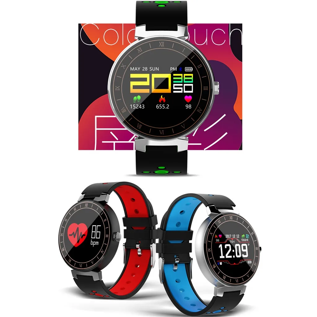 L8 Smart Watch Bluetooth Blood Pressure Heart Rate Monitor Pedometer Camera Remote Various Exercise Mode Sports Watch 19Jun20