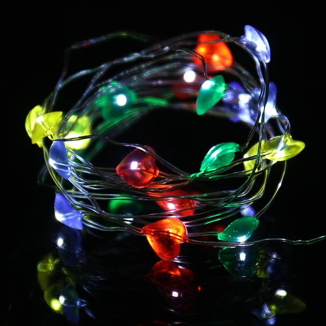3.3 m Kerst Guirlande 30Led Lichten Bruiloft Decoratie Draad Hart ... 3.3 m Kerst Guirlande 30Led Lichten Bruiloft Decoratie Draad Hart ...