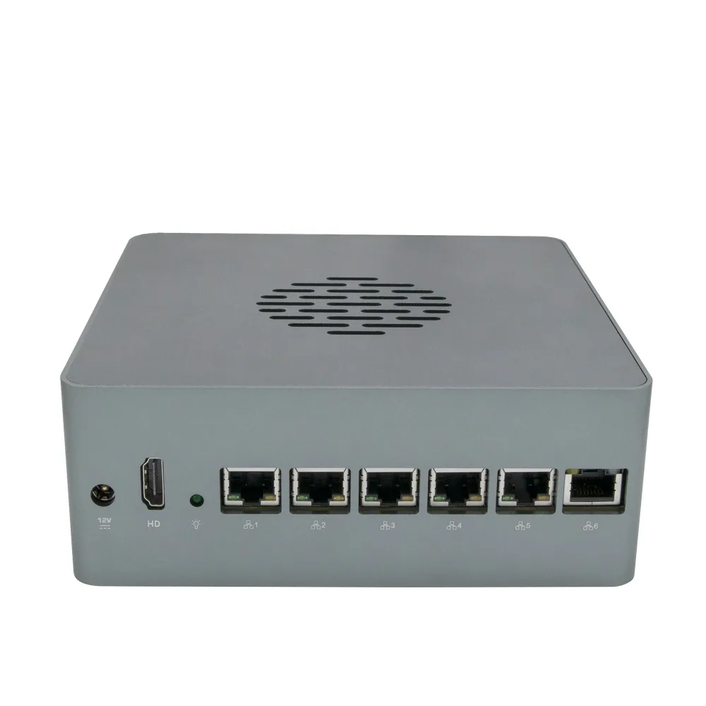Qotom Q600G6 промышленный ПК шлюз брандмауэра маршрутизатор для pfSense 7th 6th Gen процессор