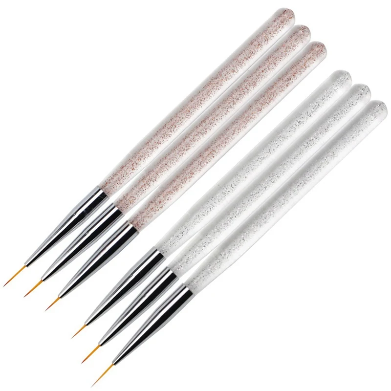 Новый 3 шт./компл. Professional Pro ногтей строка ручка живопись тонкой Pull Line Ручка