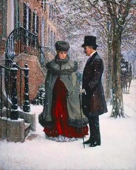 

oneroom Embroidery Counted Cross Stitch Kits Needlework - Crafts 14 ct DMC color DIY Arts Handmade Decor - Winter Romance