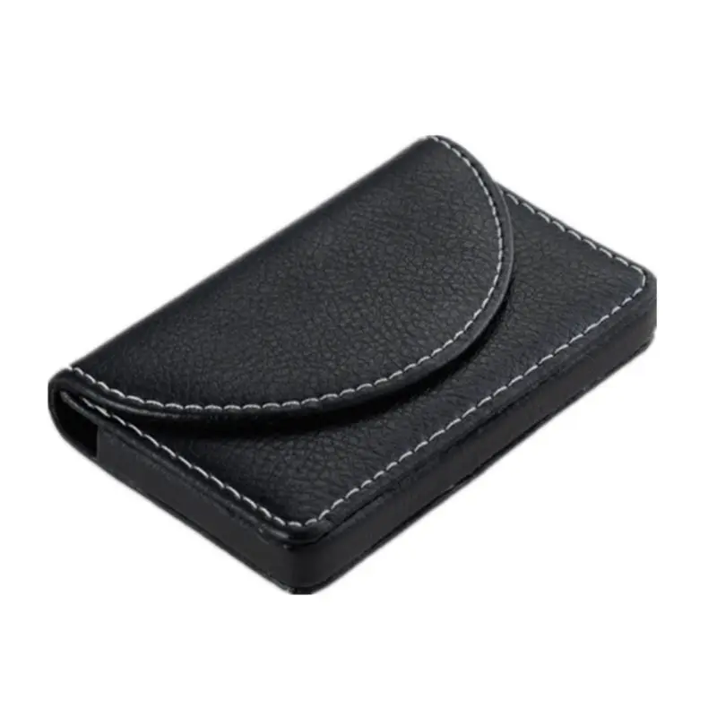 BYCOBECY 2020 Women And Men Business Name Card Holder Magnet Big Capacity Classic Style Box PU Fashion ID Case Wallet | Багаж и сумки
