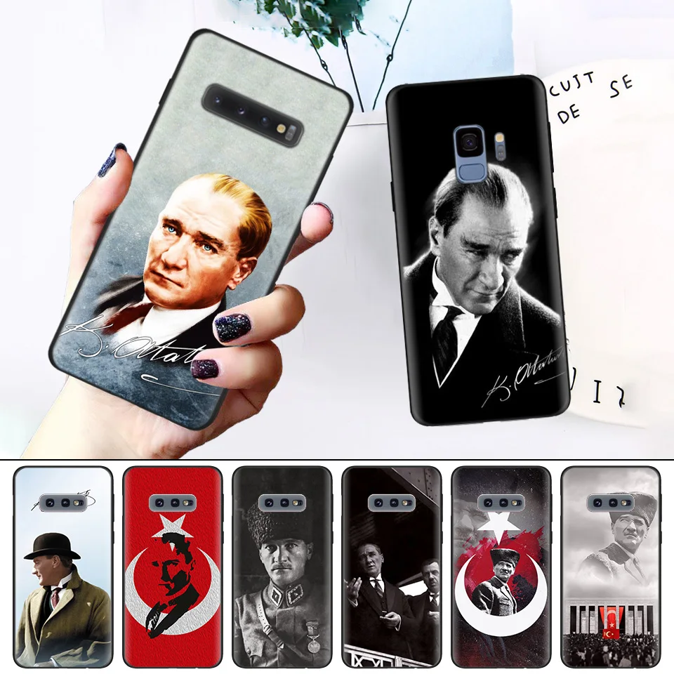 

Phone Pattern for Samsung Galaxy S8 S9 S10 S10e S10 Plus M20 S6 S6edge S7 S7edge Silicone Soft Case Turkey Mustafa Kemal Ataturk
