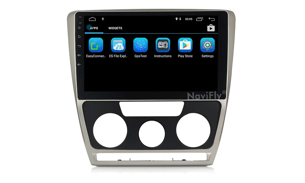Clearance NaviFly Android8.1 Russian menu Car radio FM cassette for SKODA Octavia 2 2011-2013 A5 free shipping GPS BT 4g WIFI 10