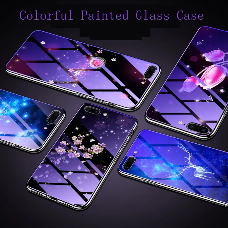 

Glass Case For Meizu Meizu 16 Plus Case Oneplus 6 Plating Cover Protective Housings