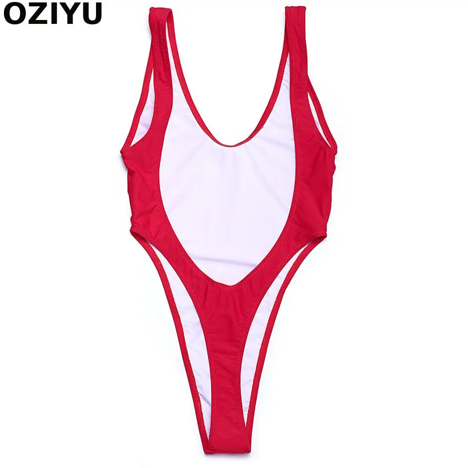 5colors One Pieces swimsuit Thong swimwear Backless Women Sexy Swimsuit