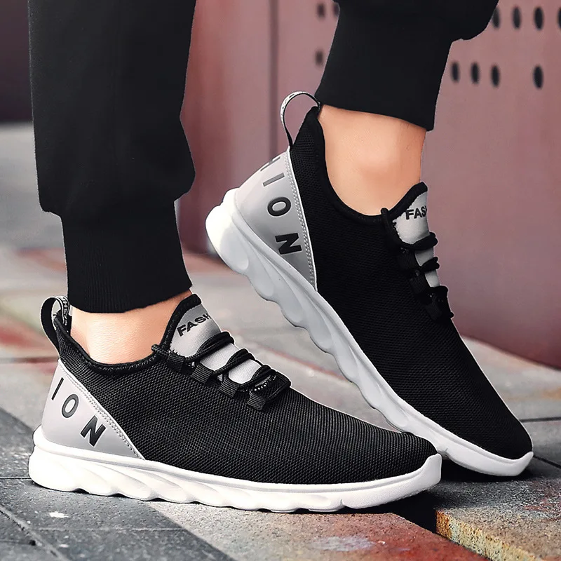 Motion Male Shoe Ventilation 2019 All-match Fly Fabric Casual Platform Shoes Men Run Shoe Zapatos De Hombre Scarpe Motion Male Shoe Ventilation 2019 All-match Fly Fabric Casual Platform Shoes Men Run Shoe Zapatos De Hombre Scarpe