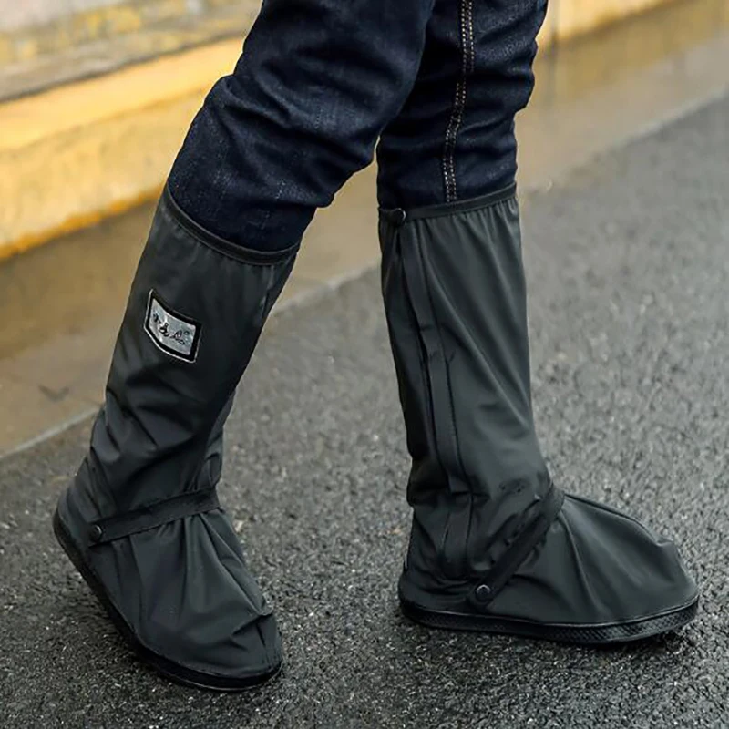 MOTRAVEL Motorcycle Waterproof Rain Shoes Covers Scootor Riding Cycling Non slip Boots Covers Adjusting Tightness Shoes
