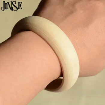 

JINSE 1PCS Unfinished Wood Bangles Bracelet Rings Painting Jewelry Making Craft 2cm Width 6.60cm Inner Diameter