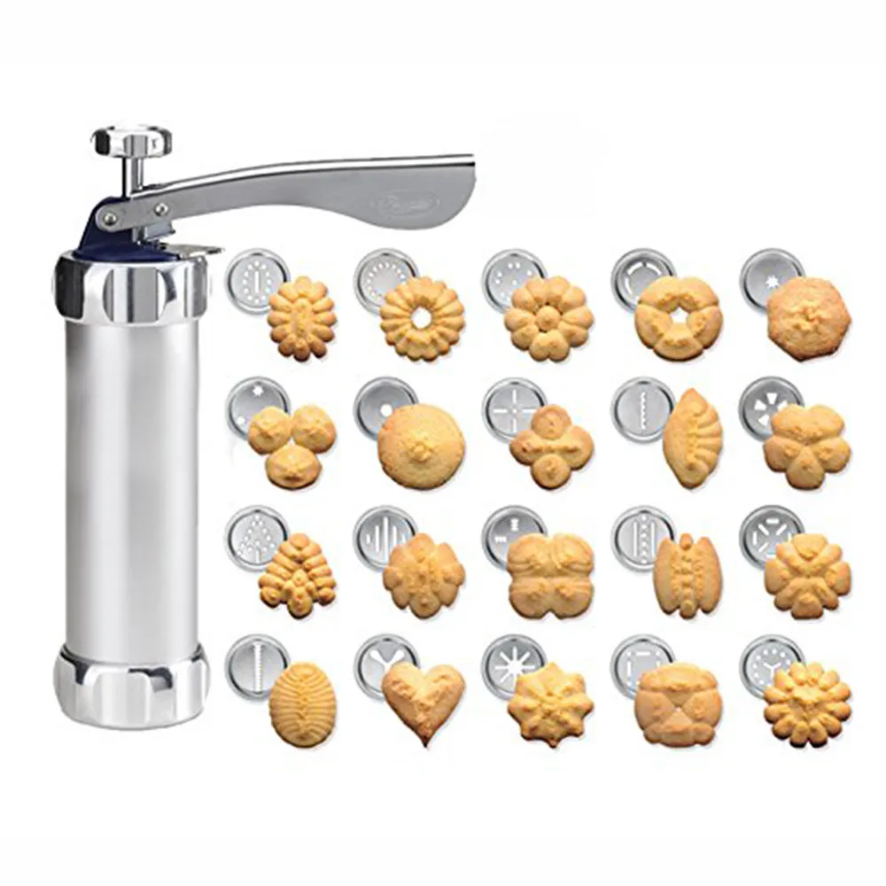 

Biscuit Maker Cookies Press Cake Decorator Pump Machine Kit Icing Syringe