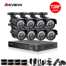 8-канальный DVR 1080P HDMI CCTV система видео рекордер 8 шт 2000TVL Домашняя безопасность Водонепроницаемая камера ночного видения комплекты видеонаблюдения