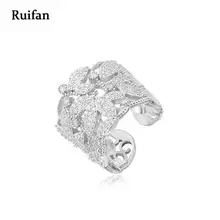 Clearance Sale High Quality White Gold Color 100% 925 Sterling Silver Open Ring Cubic Zirconia Women Rings Korean Jewelry YRI003 Clearance Sale High Quality White Gold Color 100% 925 Sterling Silver Open Ring Cubic Zirconia Women Rings Korean Jewelry YRI003