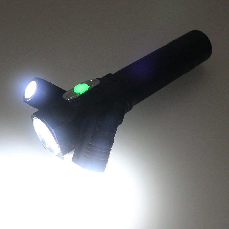 CREE T6 + 2 * XPE вращающийся фонарик 8000LM светодиодный Lanterna для кемпинга охоты Мини