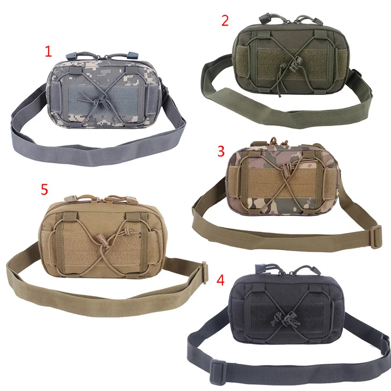 New Tactical Molle Waist Bags Outdoor Utility Map Admin Pouch EDC Tool Belt Bag Organizer Waist Pack Accessory Hunting Bag
