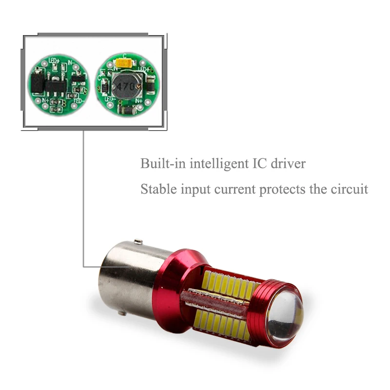 2x1156 P21W Canbus без ошибок 12В для чипов Cree LED Автомобильная Лампа заднего вида AUDI S3 S4 RS4