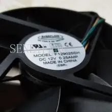 Для Everflow F129025SH DC 12 V 0.25A 90x90x25mm 4-wure Круглый Вентилятор для сервера