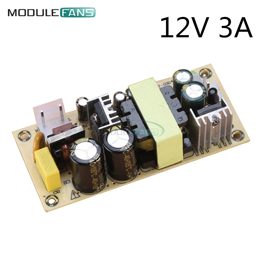 AC-DC 12V3A 24V1. 5A 36 Вт импульсный Питание модуль голой цепи 220V 12В/24В доска для замены ремонта - Цвет: 12V3A