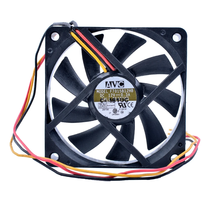 التبريد الثورة F7015B12HB DC 12 V 0.3A 7 سنتيمتر 7015 70 مللي متر مروحة الكمبيوتر وحدة المعالجة المركزية مسند تبريد للاب توب مدمج به مكبر صوت مروحة