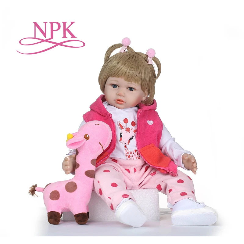 

NPK 22inches Reborn Dolls Kid's Toys Cute Princess DIY Girl Brinquedos Gifts Baby Accompany Toys Enligh tenment Dolls